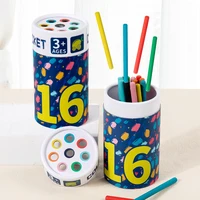 Children's Wooden Colorful Stick Color Classification Box Teaching Aid Color Cognition Matching Game Educational Toys For Kids 1