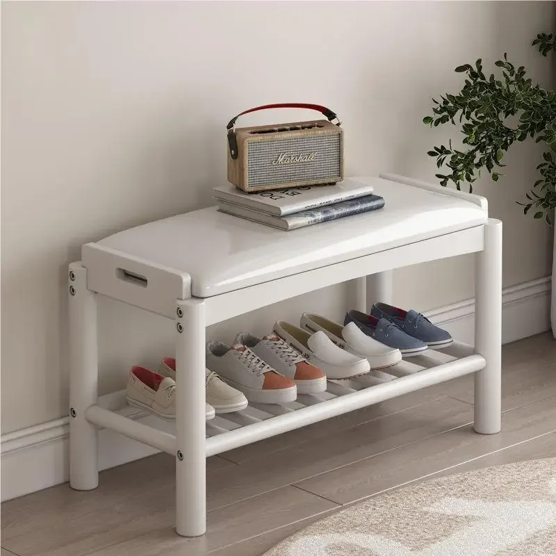 

Стул для смены обуви из массива дерева, подставка для обуви, для дома, входной двери