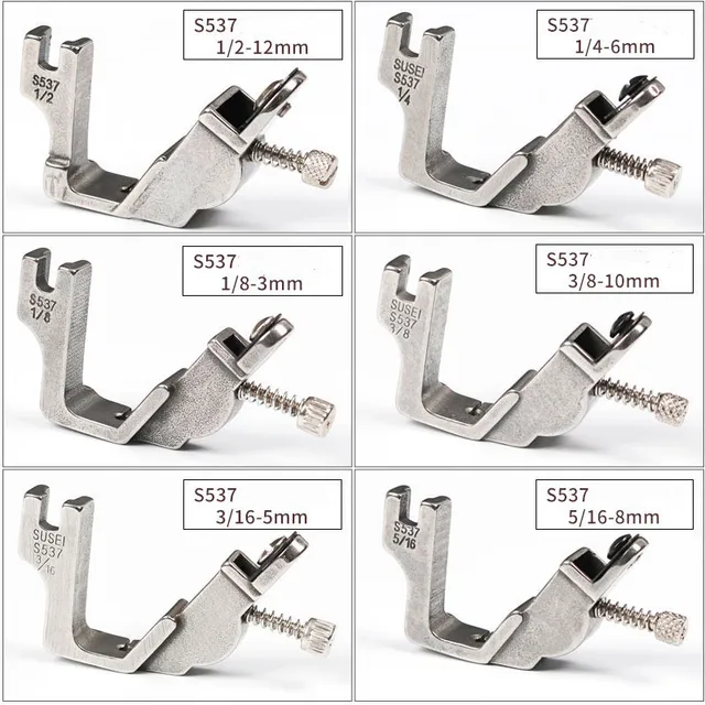 Elastic Presser Foot Metal S537 Pull Elastic Belt Flat Car Presser Foot 2