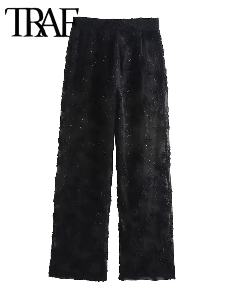 الترتر السراويل مجموعات للنساء 2 قطع 2025 موضة جدي...