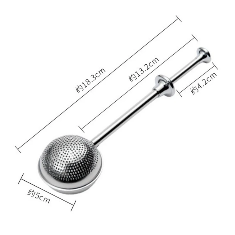 Spice Tea Tool Accessories Reusable Tea Strainer Ball Metal Bag Stainless Steel Teapot Adjustable Infuser Filter tea infuser tea strainer tea filter