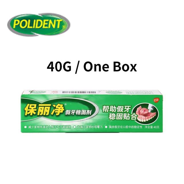 Polident Denture Adhesive Cream Partials upper Lower Teeth Glue