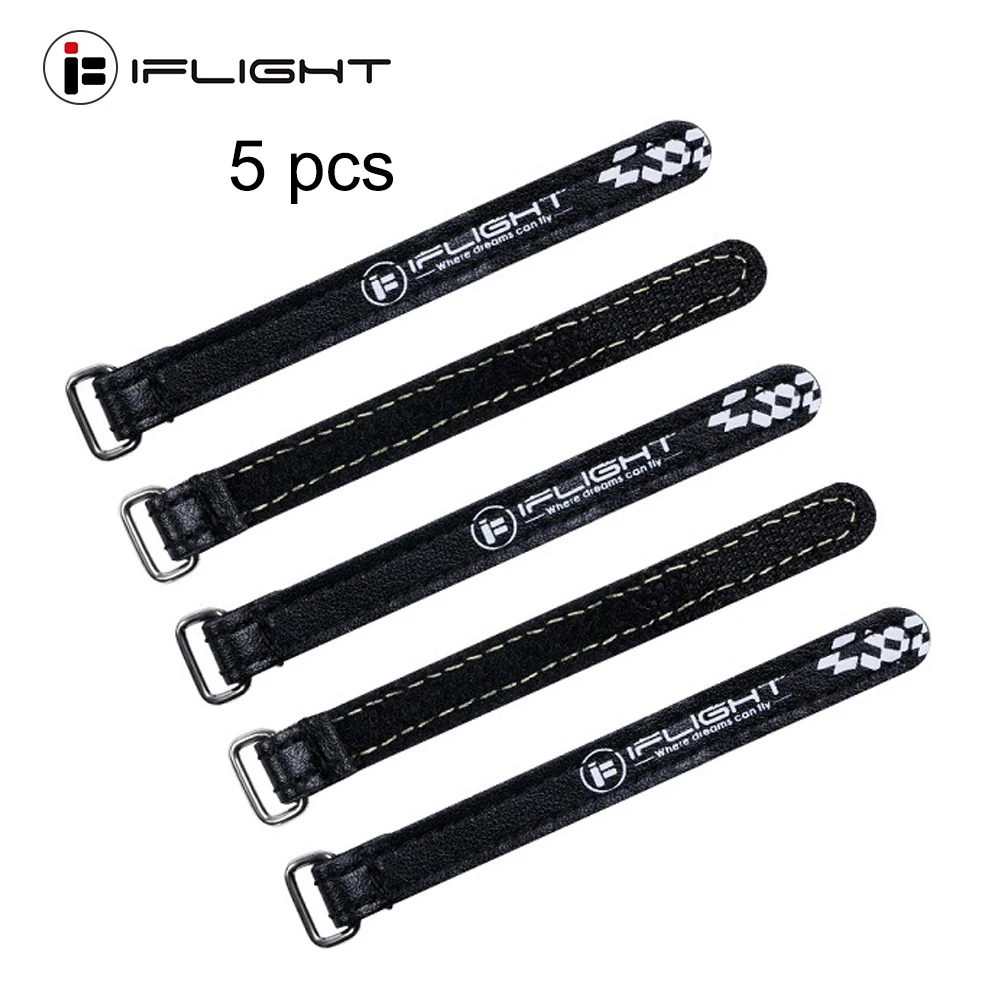 5pcs 10X100mm / 10X130mm IFlight Magic Sticker Tape Nylon Lipo Battery Strap Belt Reusable Cable Tie Wrap for FPV RC Battery