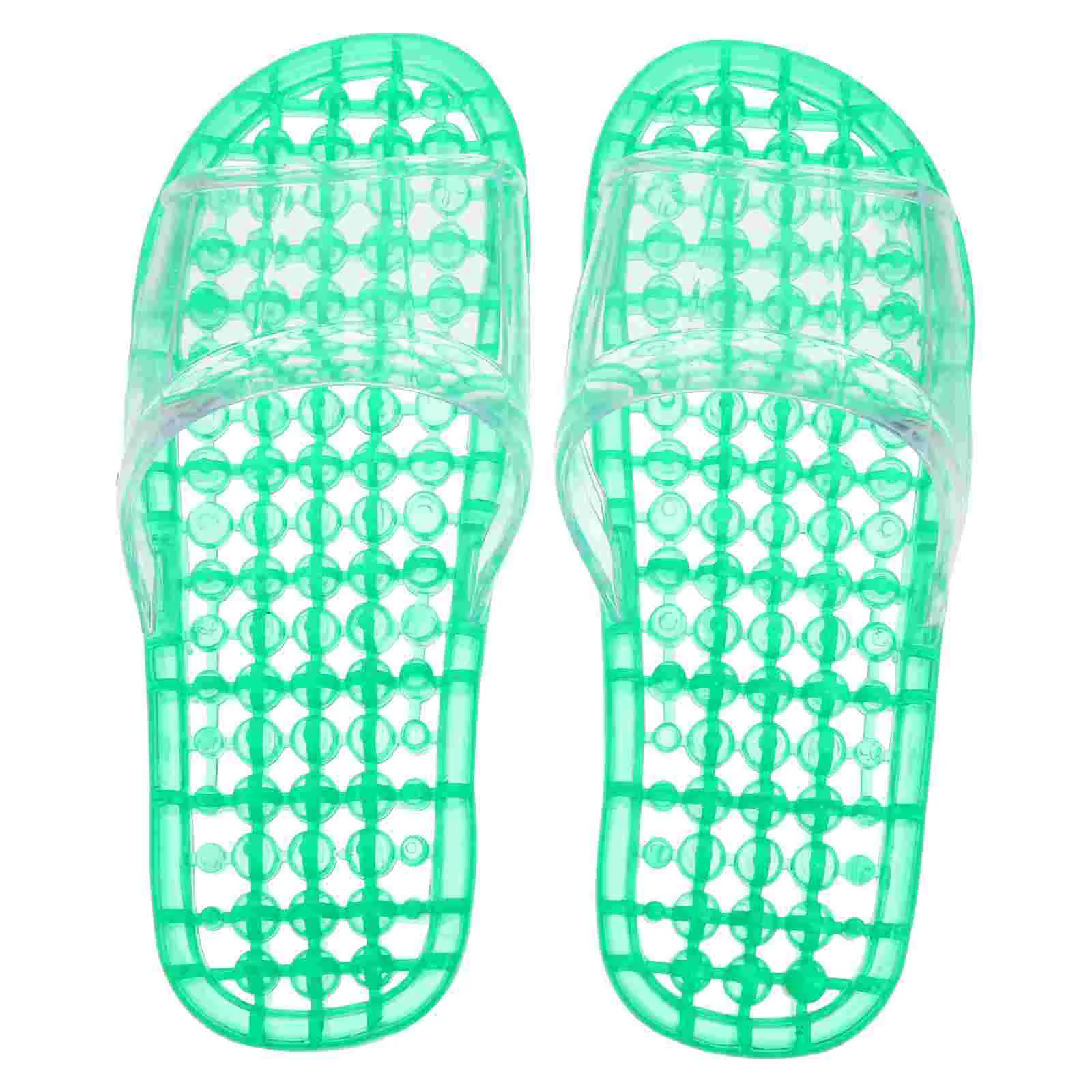 

1 Pair of Unisex Massage Shower Slippers Household Slippers Unisex