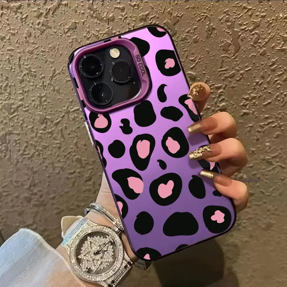 Leopard Matte Phone Case - Stylish and Durable Cover