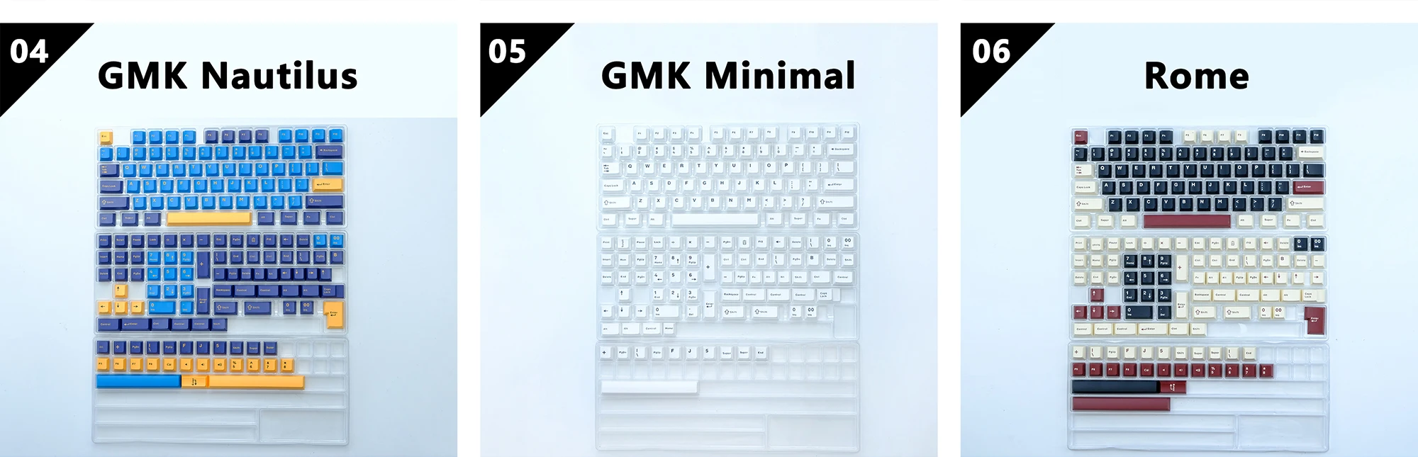 GMK-Keycap para teclado mecânico, perfil cereja, tiro
