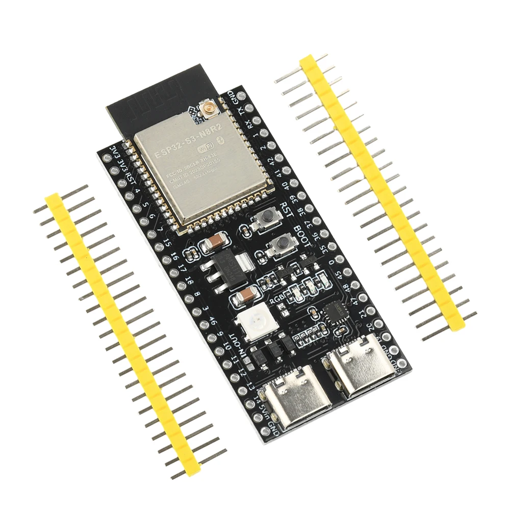 ESP32-S3 2.4GHz WiFi BT 5 개발 보드 ESP32 Serise N16R8 N8R2 모듈(안테나 베이스 3.3-5V 포함)