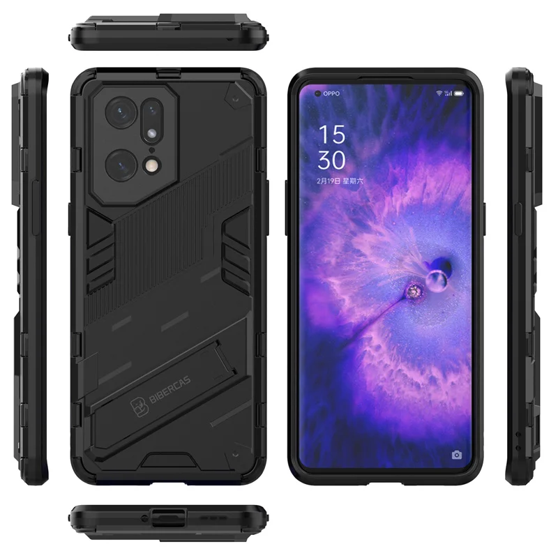 OPPO Find X5 Pro 케이스 마그네틱 아머, 충격 방지 스탠드 백 커버, OPPO Find X5 X3 Lite, 하드 러기드 휴대폰 케이스