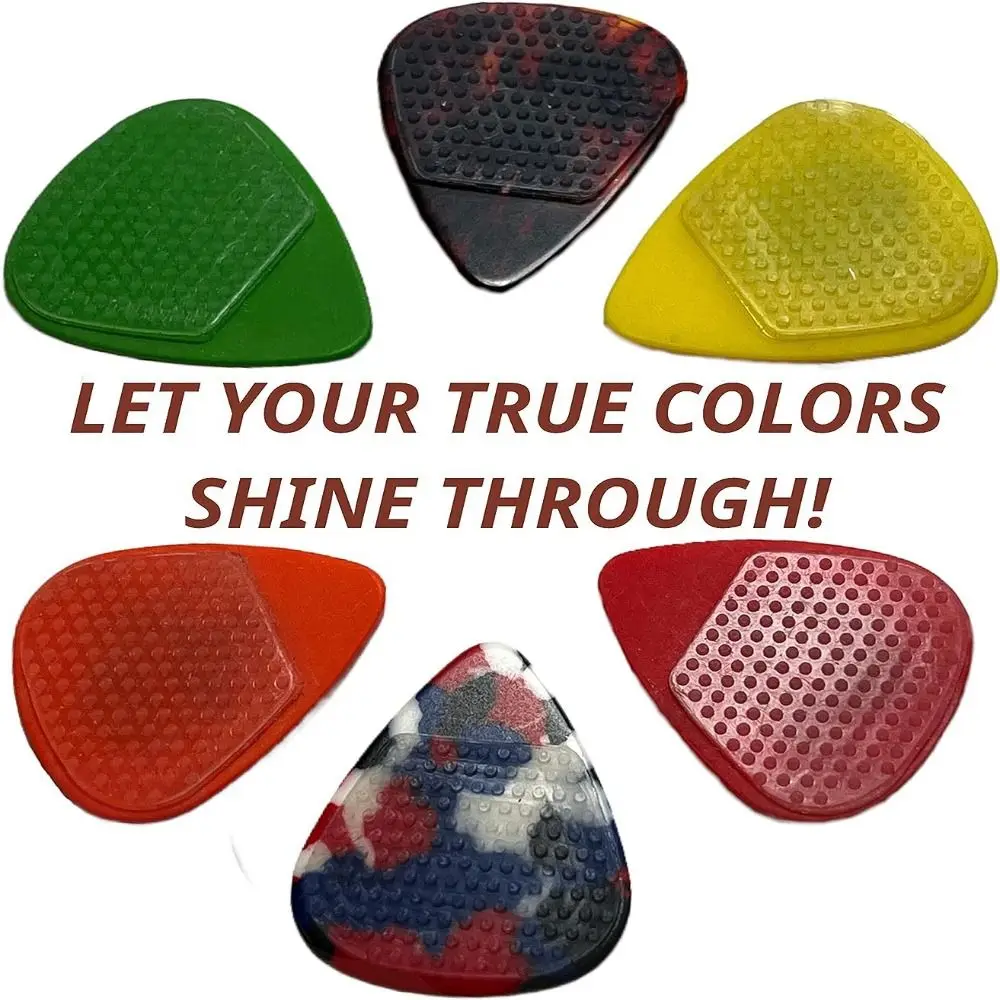 Guitar Pick Grips Non-Slip Sticky Silicone Guitar Pick Adhesive Grips Washable Stickers guitar picks