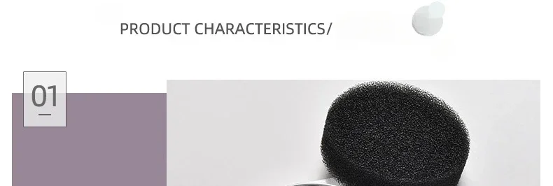 Description Picture 5 of itemMakeup Brush Dry Cleaning Sponge Box Activated Carbon Sponge Quick Cleaning Eyeshadow Make Up Brushes Cleaner Makeup Accessories