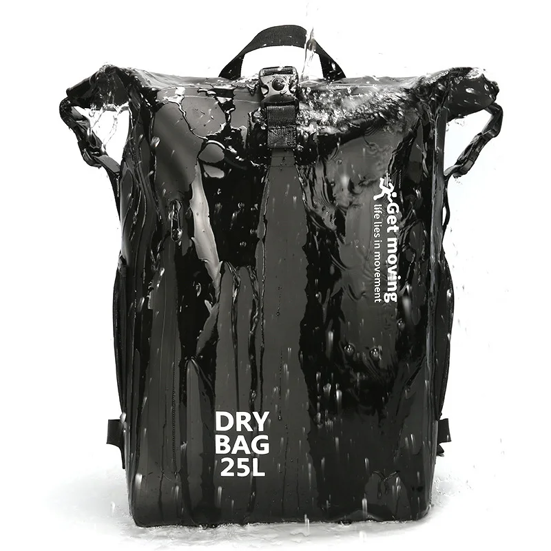 25L Waterproof Dry Bag Backpack Storage Pack Sack Swimming Rafting Kayaking River Trekking Floating Sailing Canoe Boat Bag 2