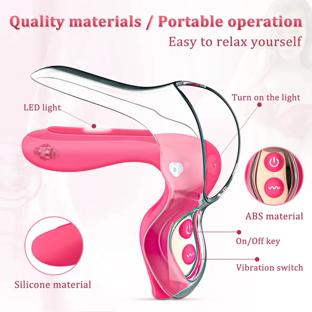 Female Vibrating Toy Vulva Spreader Clitoral Stimulator G-spot Dildo Nipple Stimulation Adult Sex Toys for Women Couples