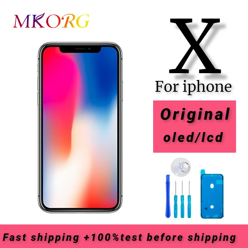 Lcd Originale Al 100% Per Iphone X Nuovo Display Touch Con Display Di Fabbrica Sostitutivo Touch Screen 3D