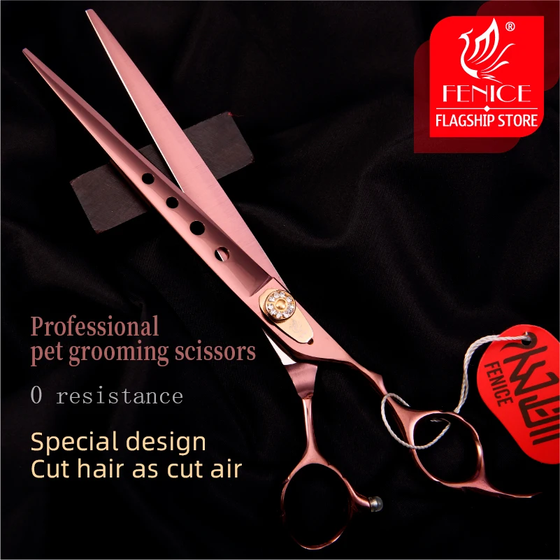 Fenice 7.0/7.5/8.0 inch Professonal Grooming Scissors for Dogs JP440C Cutting Shear Antique Golden Color