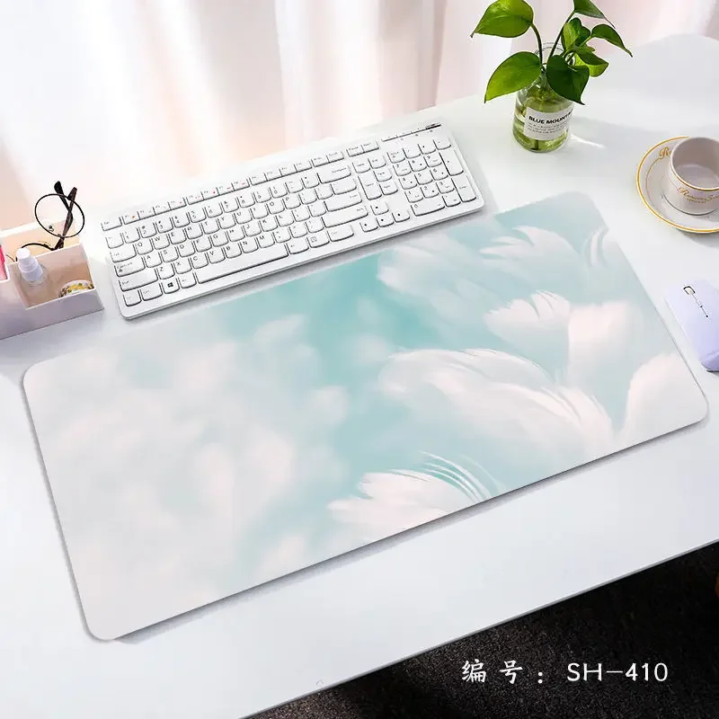 PC 마우스 패드용 대형 마우스 패드, 컴퓨터 게이머 키보드, 노트북 마우스 매트, 데스크 패드