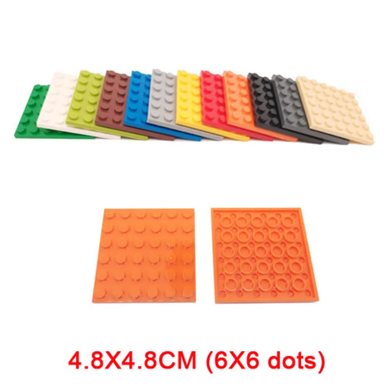 wooden stacking blocks Double-sided Base Plates Plastic Small Bricks Baseplates Compatible classic dimensions Building Blocks Construction Toys 32*32 wood blocks for crafts Blocks