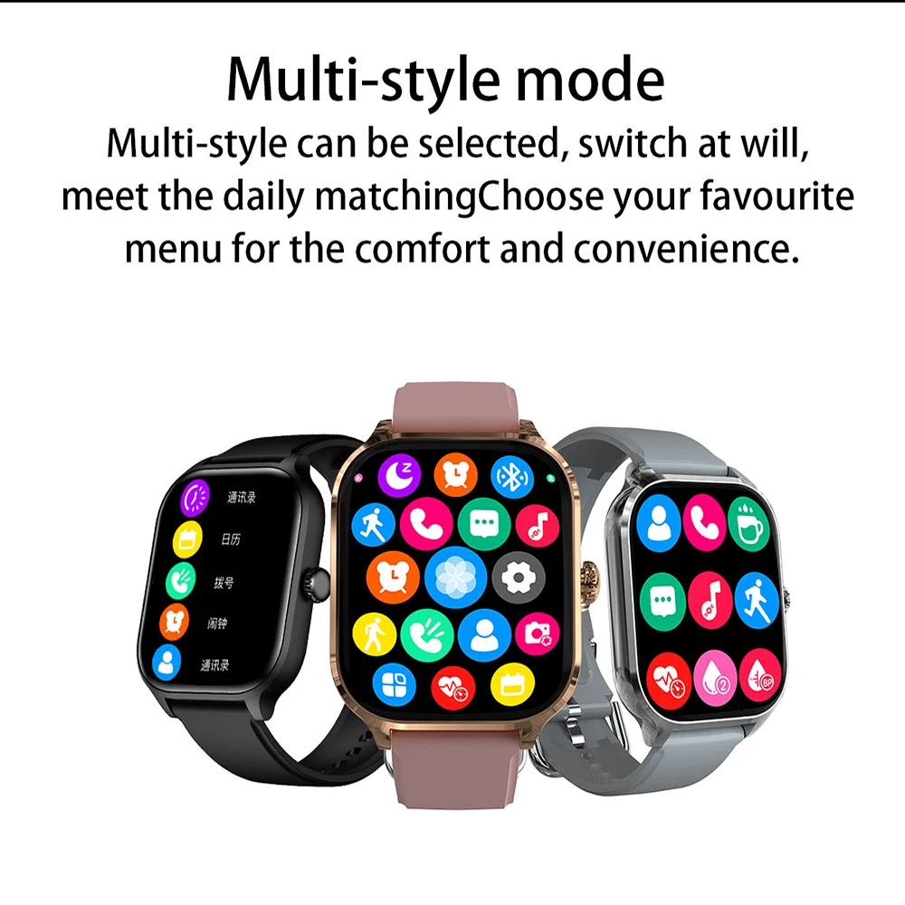 2026 New Bluetooth Call Smart Watch Electronics Smartwatch Digital Fitness Clock Sports Wrist Watches for Man Woman Android iOS 4