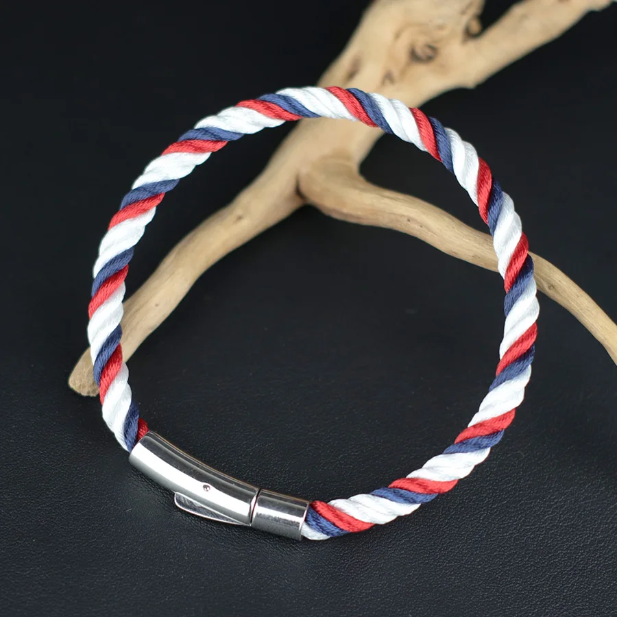 Stainless Steel Paracord Bracelet for Men