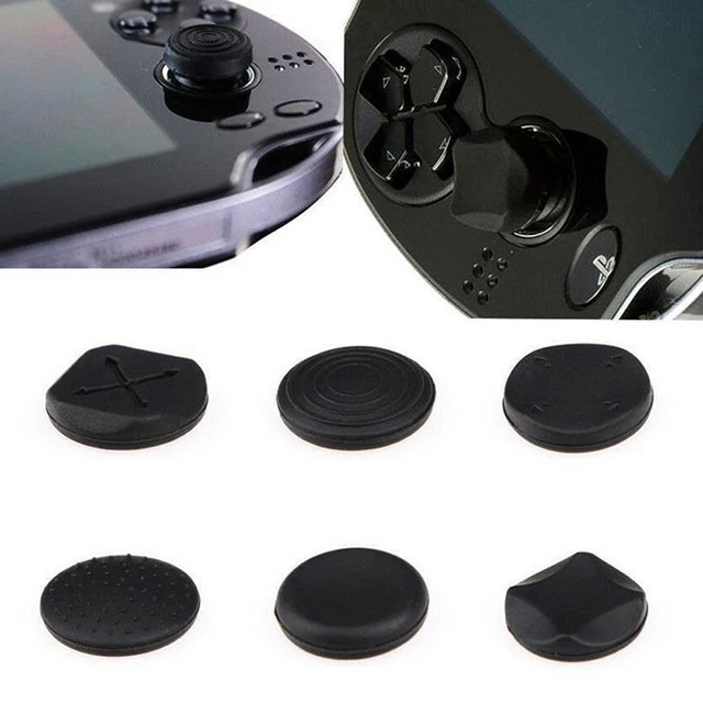 Black Replacement Analog Thumb Stick Cap For Sony PS Vita - Joy Stick Button Repair