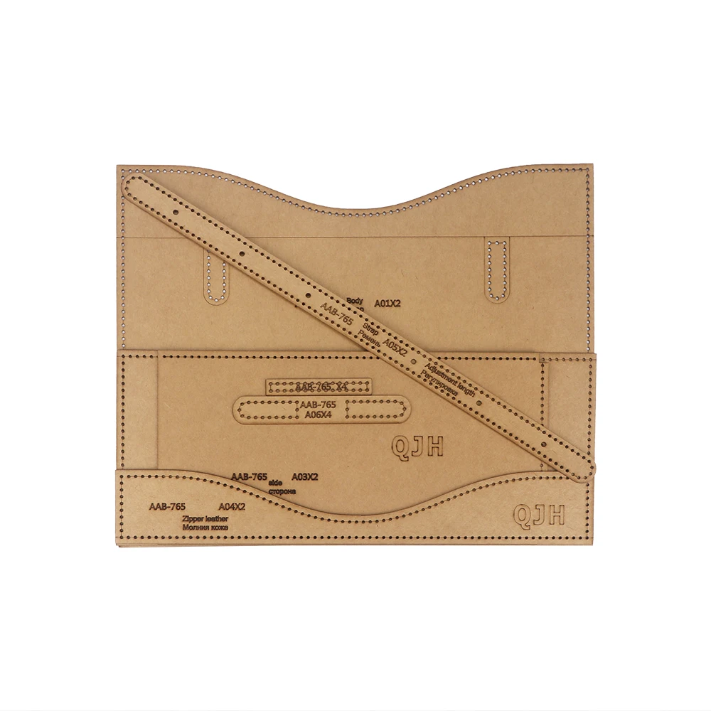 Leather Shoulder Bag Template 3