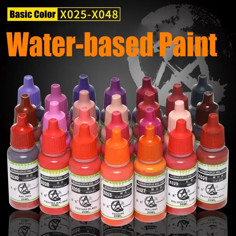 SUNIN7 X194 Satin Varnish Water-based Acrylic Model Paints Semi-gloss Color  Protective Pigment for Model Hobby Hand Painting DIY - AliExpress