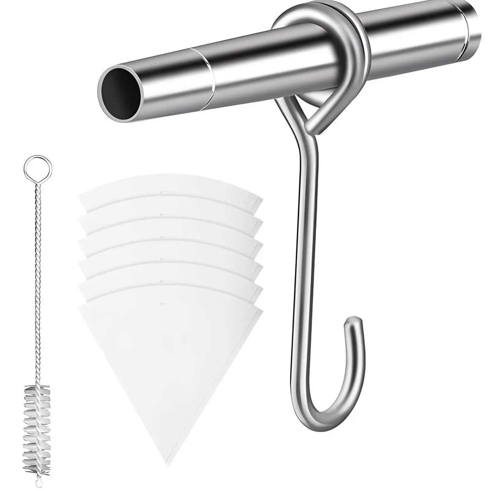 6Pcs Maple Tree Syrup Tapping Kit Simple Installation Food Grade Material Lightweight for Personal Use Brush and Filter Papers