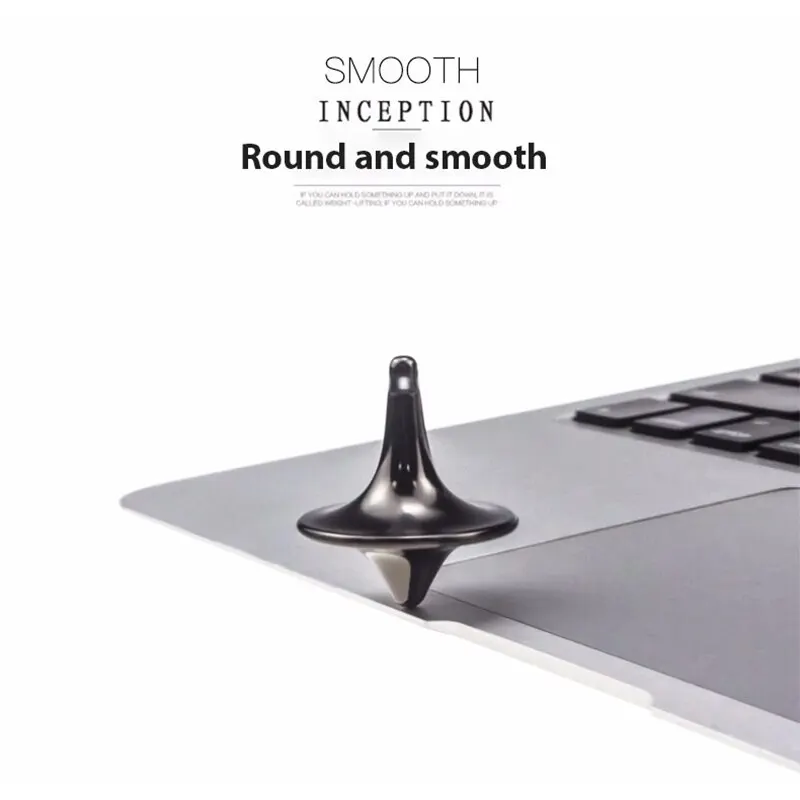 2 Pcs Perpetual Motion Spinner Set Ball Bearing Magnetic Gyro Desk Toy for Adult ADHD Anxiety Relax Focus Tool