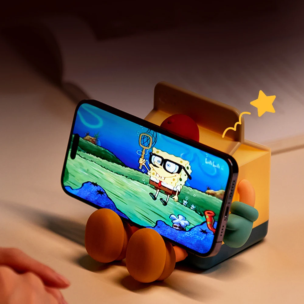 Cartoon Milk Carton Atmosphere Light LED Reading Light Children's Bedroom Bedside Touch Switch USB