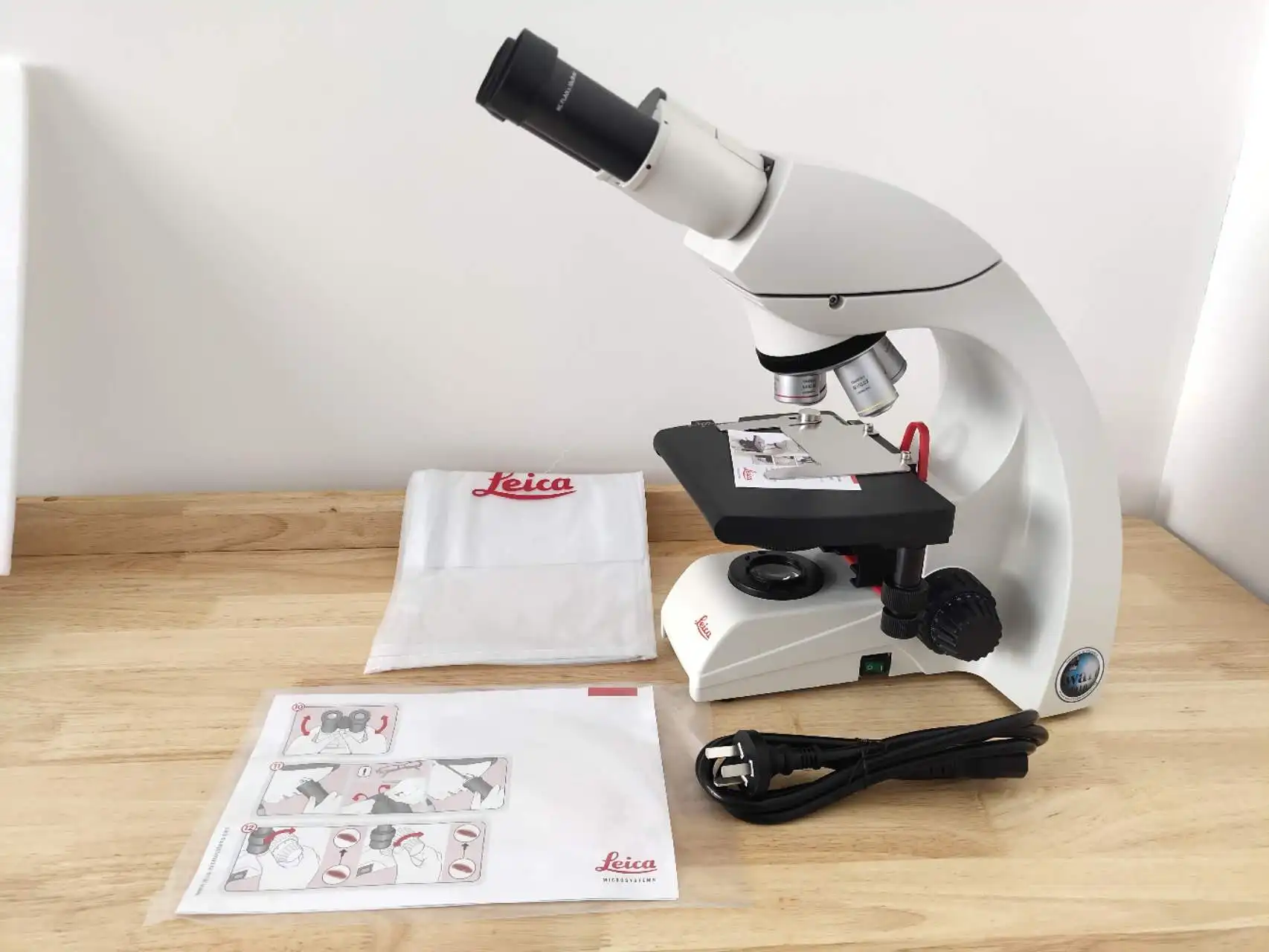 Biology Microscope Leica DM500/750 Binocular Triocular Contrast