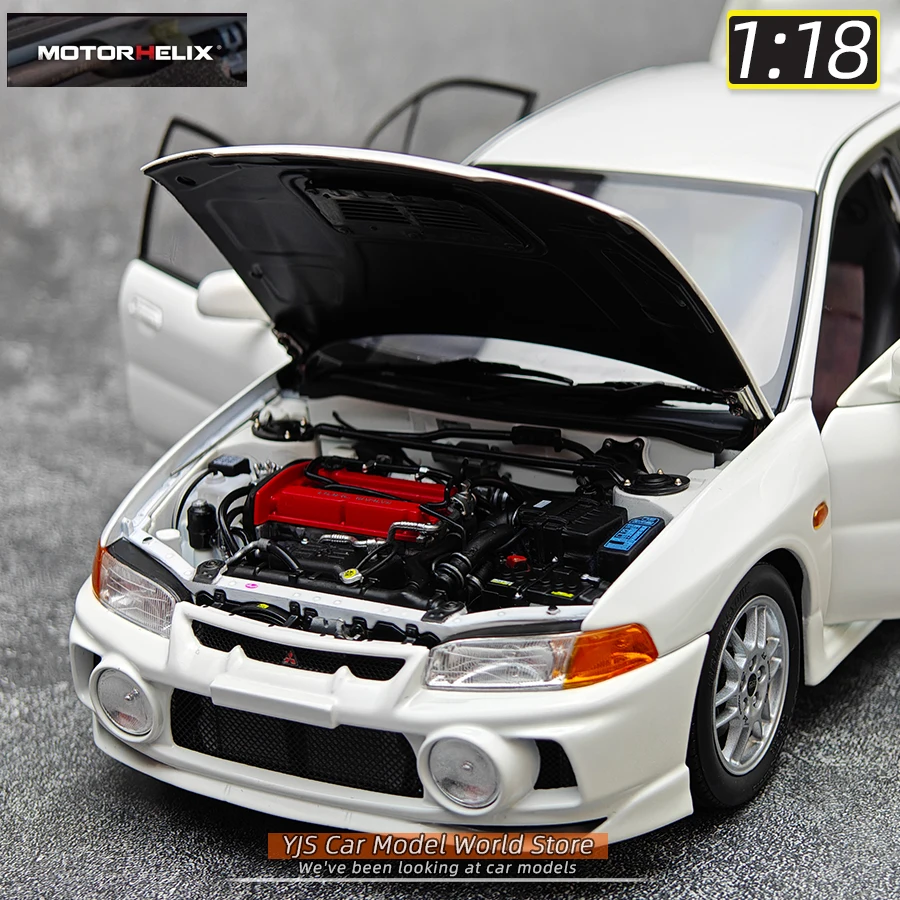 MOTORHELIX MH 1:18 新しい三菱ランサーエボリューション IV 世代 4
