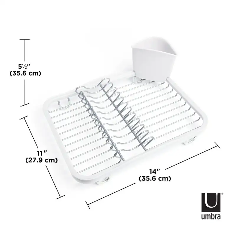 Plastic Sinkin In-Sink Dish Rack Black - Umbra