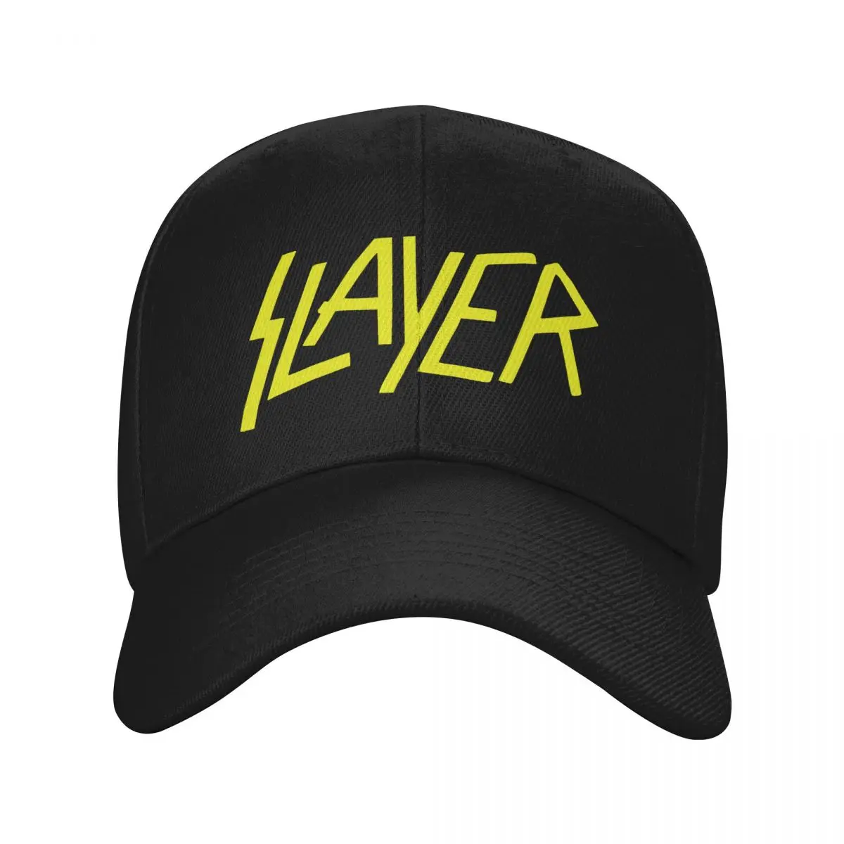 

Custom Yellow Heavy Slayers Thrash Metal Baseball Cap for Men Women Adjustable Rock Roll Band Dad Hat Outdoor Snapback Caps