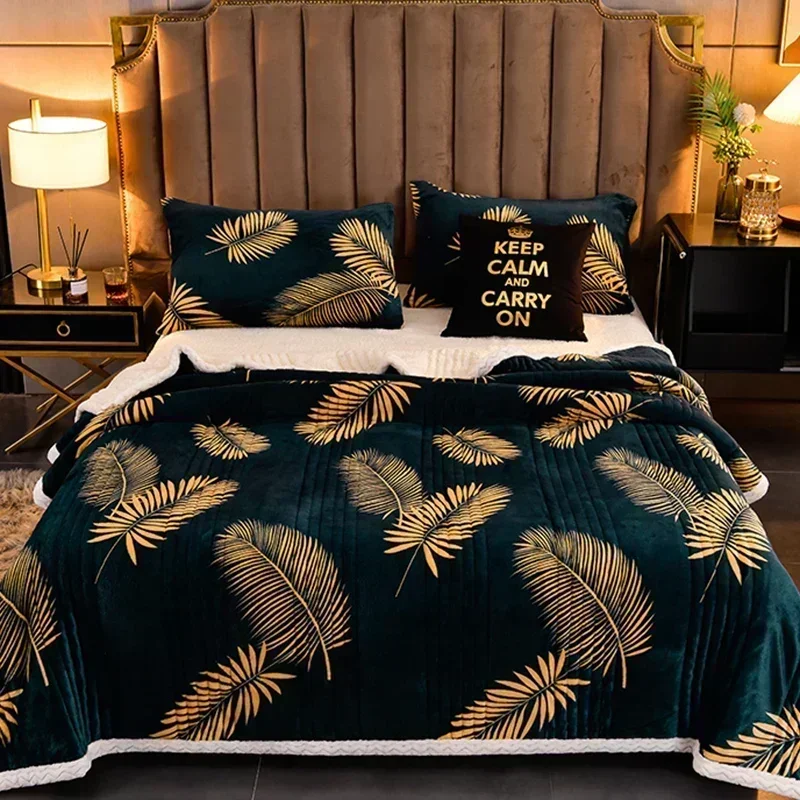 Fluffy Lamb Wool Winter Blanket 5