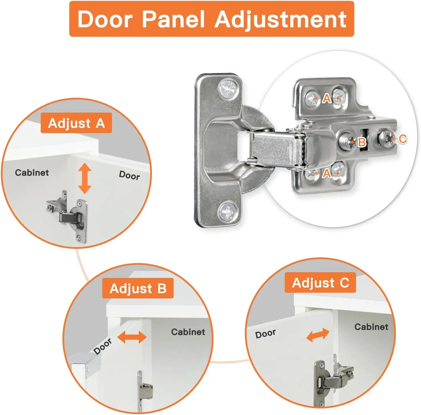 Sideboard Cabinet with Doors, 31.5 in Tall Modern Storage Cabinet with Adjustable Shelves, Sideboard Buffet Credenza