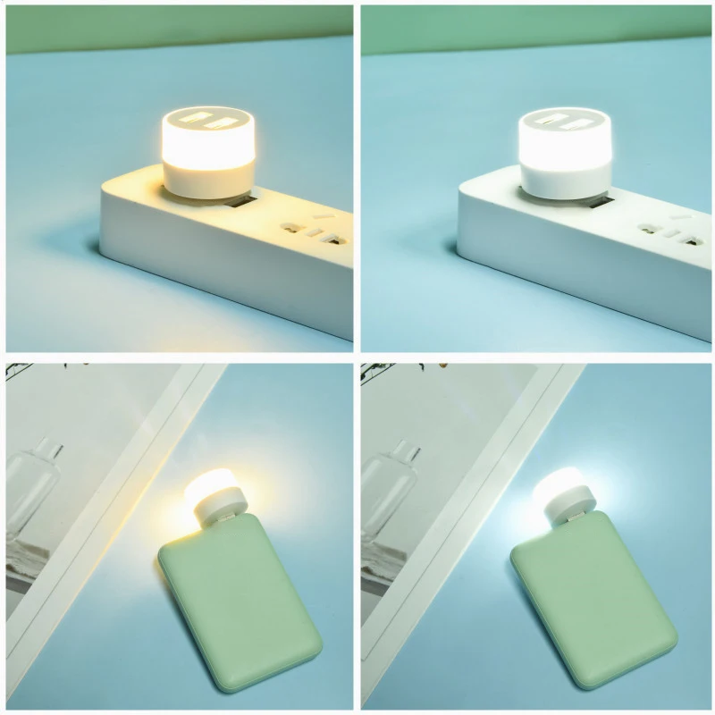 LED USB Plug Night Light Portable Disk Lamp 5V Reading Lamps Mini Book Lights Power Bank Powered Outdoor Camping Bulb Lighting led light night light book light mini night light mini led light