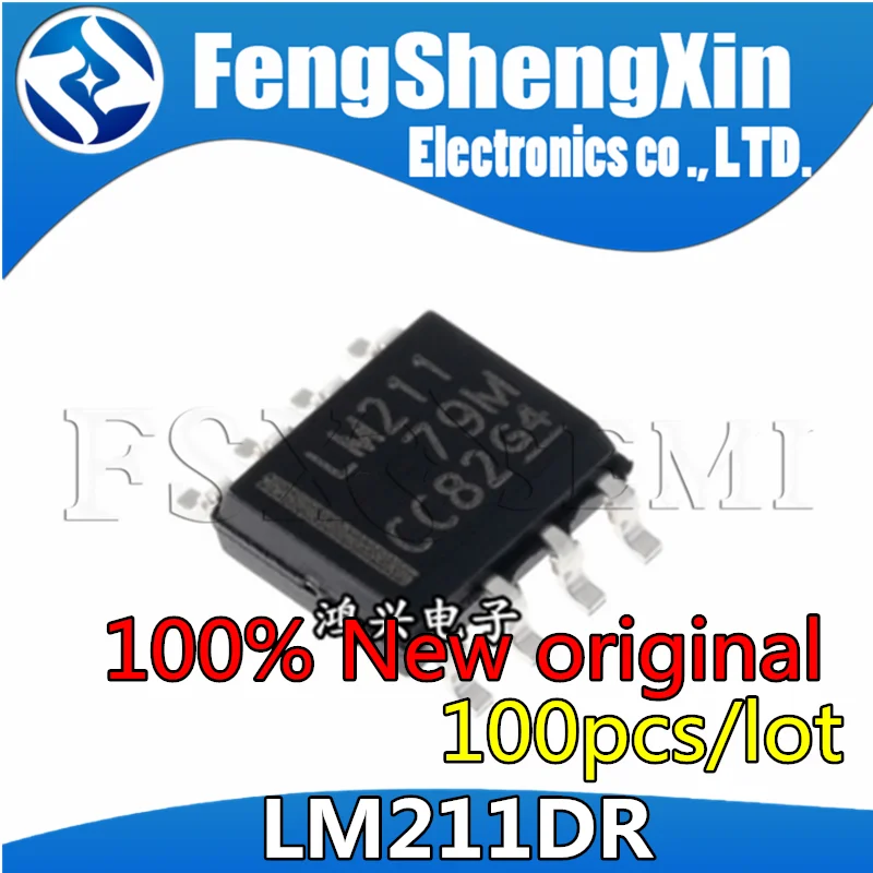 

100pcs New LM211DR LM211 SOP-8 differential comparator chip