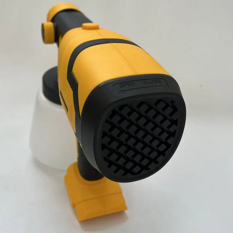 Cordless electric spray gun portable paint sprayer high power auto furniture coating airbrush for Dewalt battery electric power tools spray gun pressure regulator air brush compressor kit airless sprayer pump