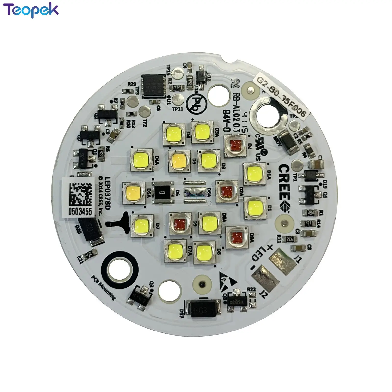 Cree original 18 pces xpe2 mix led cresce a luz 3500k 95 + cri para