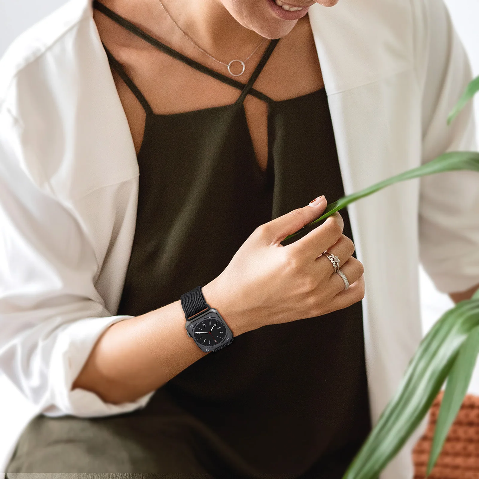 Scrunchie Strap for Apple watch ultra band 40mm 44mm 49mm 41mm