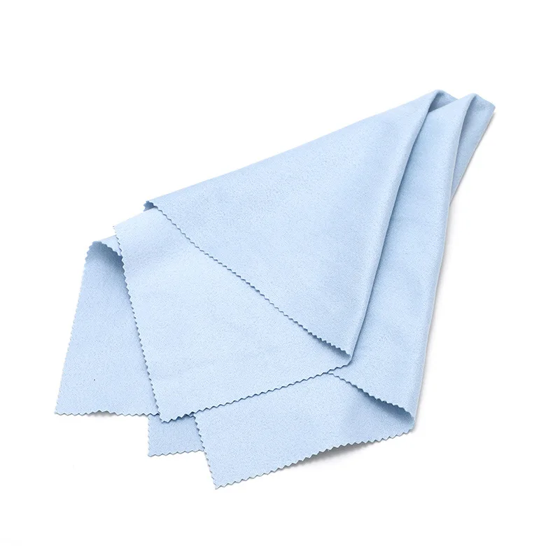 30*30CM Suede Cleaning Cloth for Sunglasses Camera Computer Lens Wiping Cloth Remove Oil Dedusting Cleaner Wipes Customized Logo 3