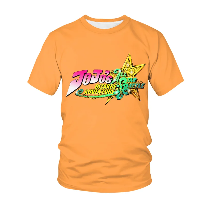

New summer Short sleeve JOJO printed 3D T-shirt for men, women, kids, cool summer street wear cool boys, girls, kids to
