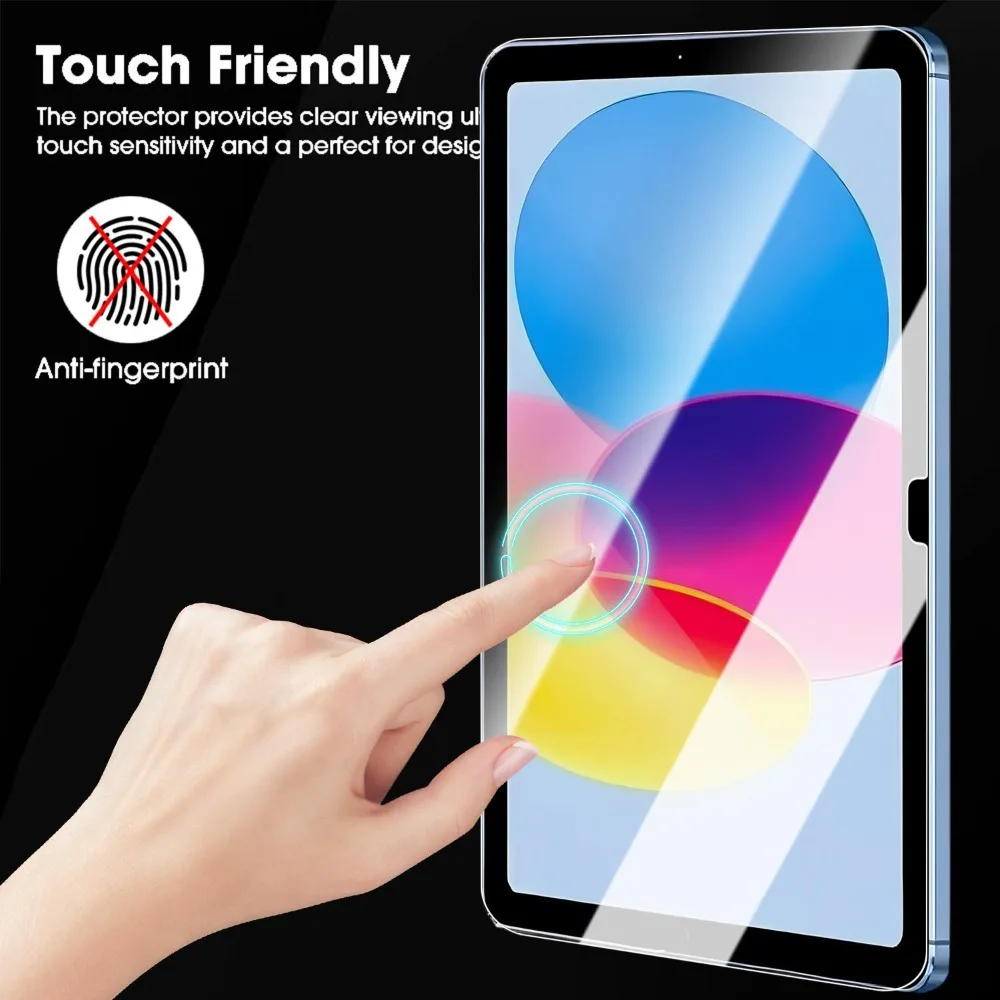 Enhanced Tempered Glass Screen Protector with Easy Installation Kit – Bubble & Dust Free, HD Clear