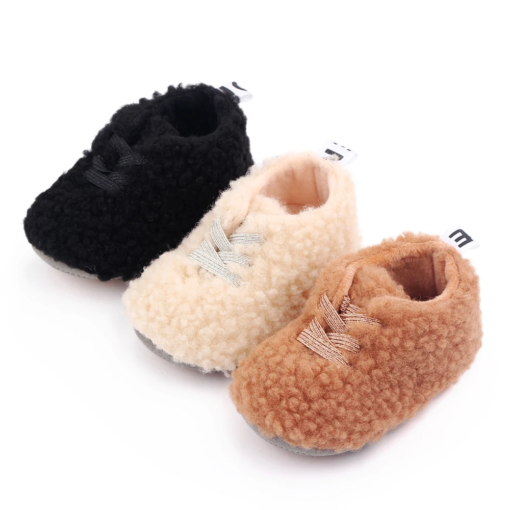Baby Winters chuhe Kleinkind erste Walking Kinderschuhe TPR Sohle Anti-Rutsch-Weich korallen Samt Baumwolle warme Lingng Schuhe Mode d2691 – Detail 18