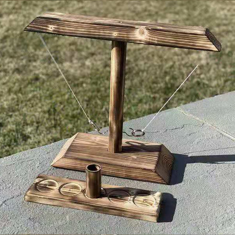 Kids Adults Ring Toss Tables Games Home Party Family Social Strategy Drinking Games Funny Wooden Shot Board Outdoor Bars Games - Image 2