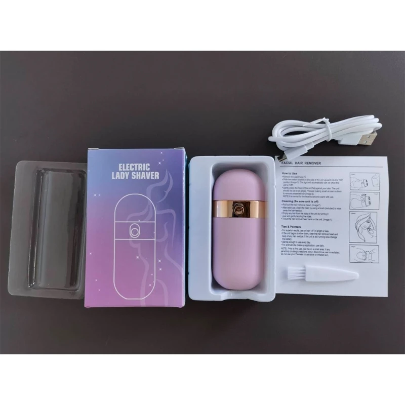 Women Hair Trimmer Safe Easy to Use Face and Eyebrow Remover Eyebrow Trimmer Plastic Material for Face and Body Hair 2