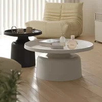 Hot Sale Nordic Coffee Table, Creative Round Living Room Table, High-end Light Luxury Side Desk, Modern Simple Furniture 121 3