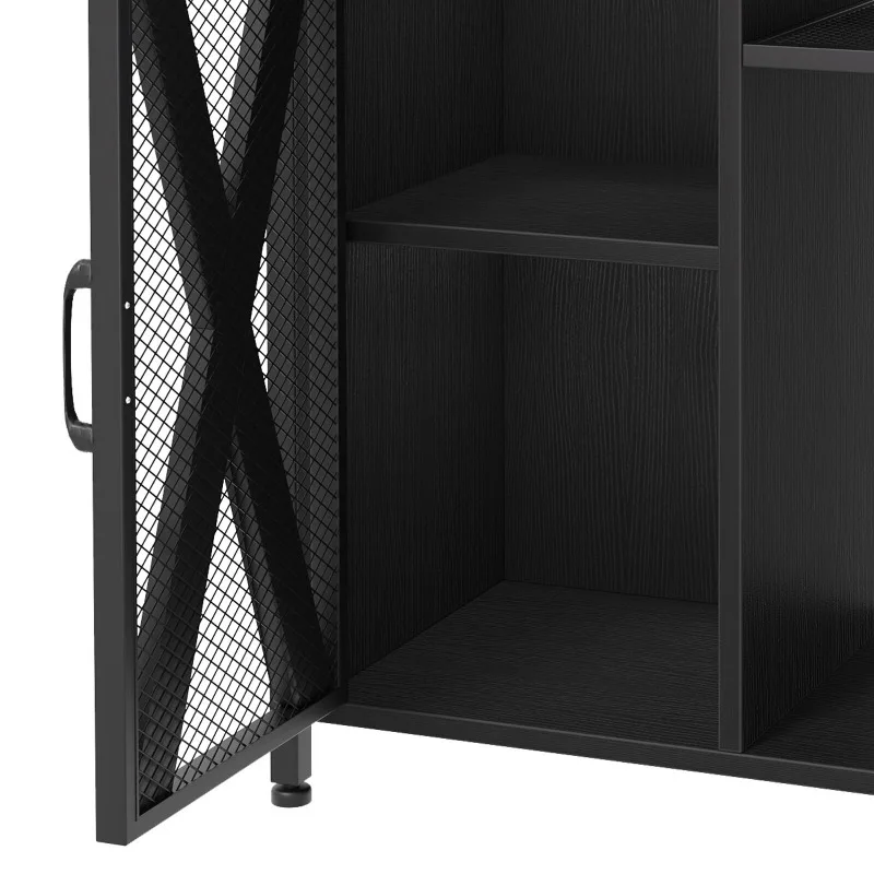 metal wood aquarium stand 6