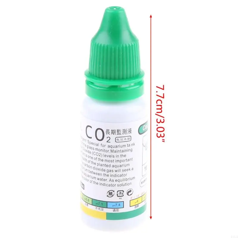 2025 New CO2 Solution 0.5Oz PH Reagent Solution for Planted Aquariums Fish Tanks Easy to Use with CO2 Indicators 6