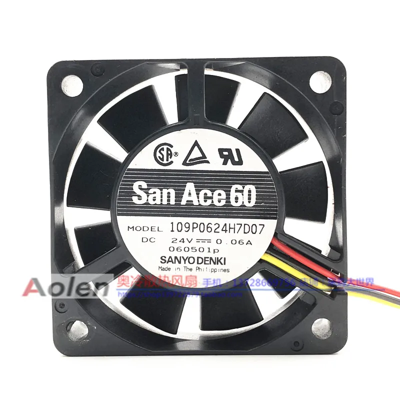 Ventola SANYO 109P0612H721 | 60x60x15mm 12V 0.09A 3 Pin | Raffreddamento PC E Progetti