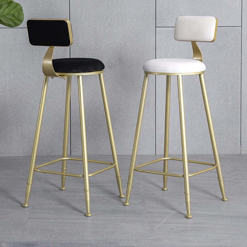 Silla reclinable de estilo Industrial para el desayuno, muebles modernos e impermeables, estilo Retro, aterciopelado, ideal para cocina y fiestas